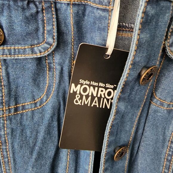 Monroe and main denim dress y2k 90s style dress - Picture 5 of 9